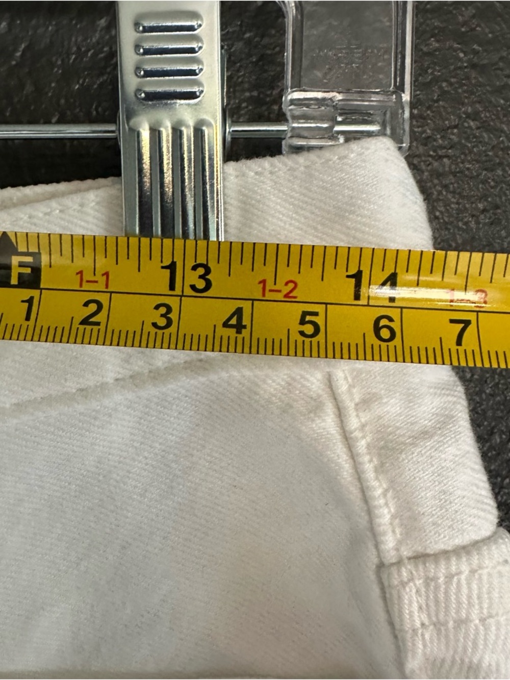 Pistola Kat High Rise Vintage Denim Mini Skirt White Size 26 NWT - Picture 6 of 8